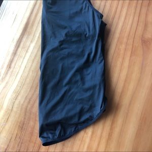 Women’s black mesh tank top